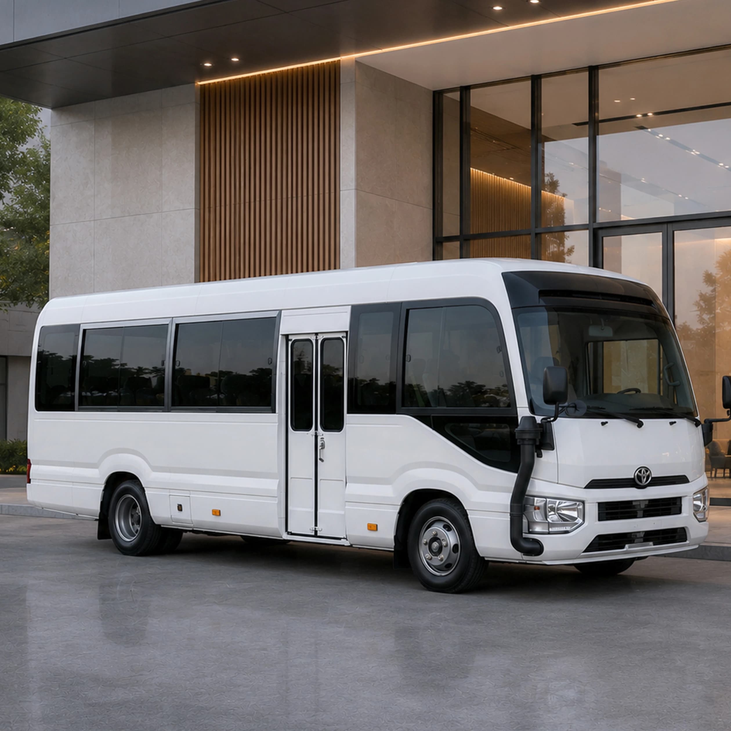 Toyota Coaster 2026 — Z.B Tours Fleet